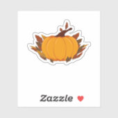 Dieser Kürbis-T - Shirt ist perfekt für das fa Aufkleber (Blatt)
