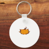 Dieser Kürbis-T - Shirt ist perfekt für das fa Schlüsselanhänger (Vorderseite)