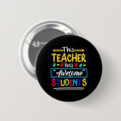 Dieser Lehrer hat Phantastischen Schüler Puzzle Au Button (Vorne & Hinten)