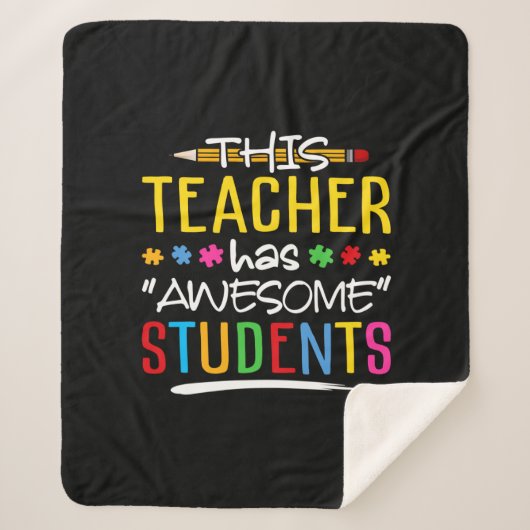 Dieser Lehrer hat Phantastischen Schüler Sherpadecke (Vorderseite)