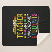 Dieser Lehrer hat Phantastischen Schüler Sherpadecke (Vorderseite (Horizontal))