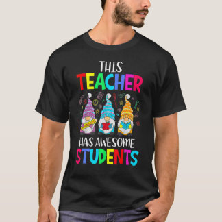 Dieser Lehrer hat Phantastischen Schüler sind zurü T-Shirt
