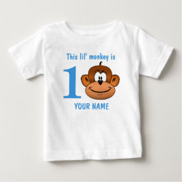 Dieser Lil Affe ist ein erster Geburtstag zwei Baby T-shirt