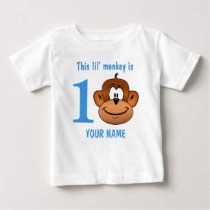Dieser Lil Affe ist ein erster Geburtstag zwei Baby T-shirt