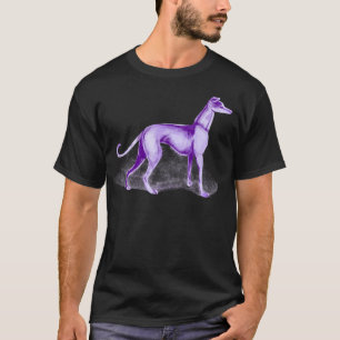 Dieser Lila Hundeshirt ohne Worte T-Shirt