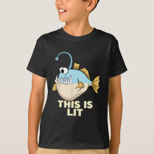 Dieser Lit-Anglerfisch-Monster-Anglerfisch T-Shirt