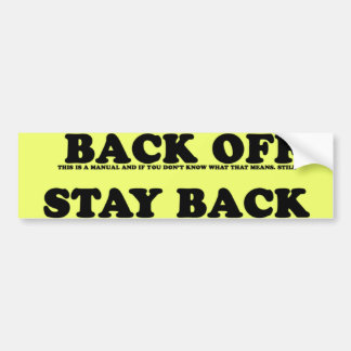 Dieser LKW ist ein Handbuch Autoaufkleber