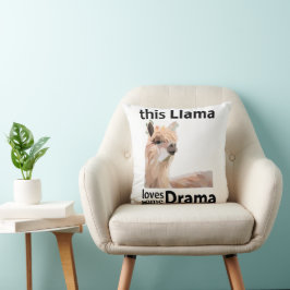 Dieser Llama Lieben einige Drama Funny Llama Kissen