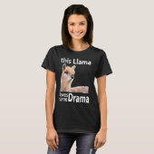 Dieser Llama Lieben einige Drama Funny Llama T-Shirt (Vorne ganz)