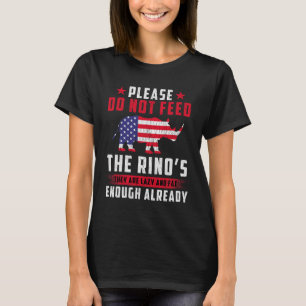 Dieser lustige Anti-Rino-Republikaner nur im Namen T-Shirt