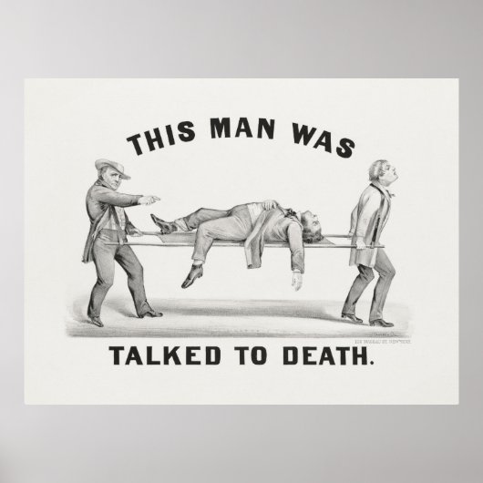 Dieser Mann wurde zu Tode geredet (1873 Poster (Vorne)