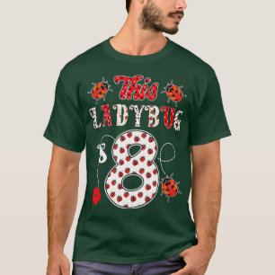 Dieser Marienkäfer ist 8 Jahre alt 8. Geburtstagsm T-Shirt