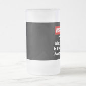 Dieser Mechaniker ist das Ausflippen fantastisch! Mattglas Bierglas (Mittel)