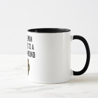 Dieser Mensch gehört Basset Hound Tasse