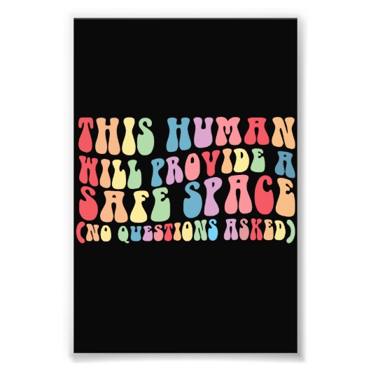 Dieser Mensch wird ein sicheres, schwules Homosexu Fotodruck (Vorne)