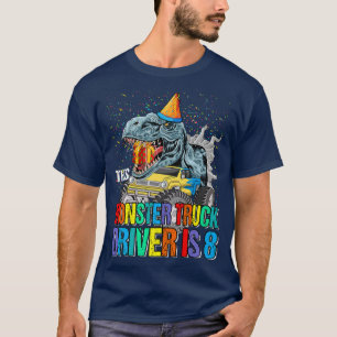 Dieser Monster-Lkw-Fahrer ist am 8. Geburtstag für T-Shirt