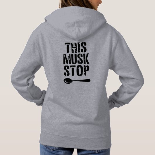 Dieser Muskel hält den Stift auf | Liberal Spoon M Hoodie (Rückseite)
