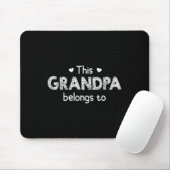 Dieser Opa gehört zu - Mit anpassbarem Bereich für Mousepad (Mit Mouse)