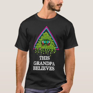 Dieser Opa glaubt an die großartige Illuminati-Ver T-Shirt