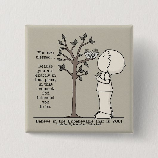 Dieser Ort Button (Vorderseite)