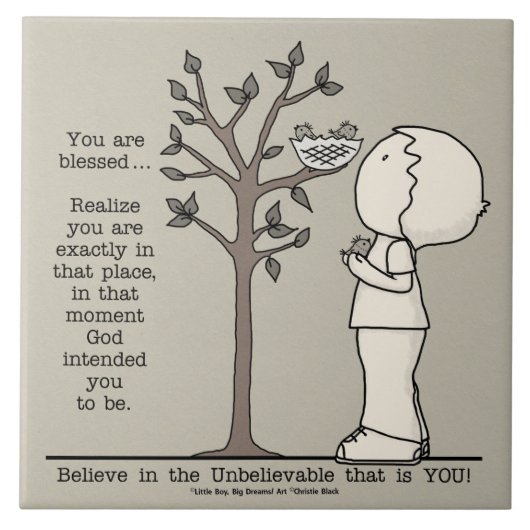 Dieser Ort Fliese (Vorderseite)