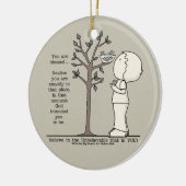 Dieser Ort Keramik Ornament (Links)