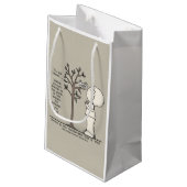 Dieser Ort Kleine Geschenktüte (Rückseite Schrägansicht)