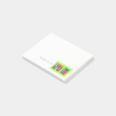 Dieser Ort läuft auf "Beach Time Post-it Notes" Klebezettel (angewinkelt)