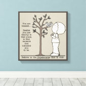 Dieser Ort Leinwanddruck (Insitu (Holzboden))