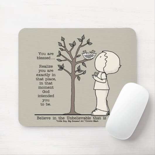 Dieser Ort Mousepad (Mit Mouse)