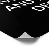 DIESER ORT WURDE VON G.H.O.S.... POSTER (Ecke)