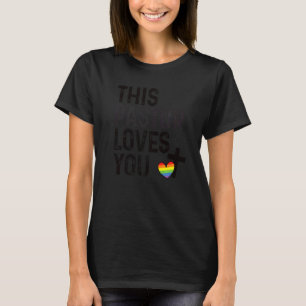 Dieser Pastor Lieben Sie LGBTQ Ally Religious Lead T-Shirt