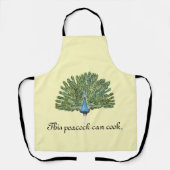 Dieser Pfau kann kochen Schürze (Vorderseite)