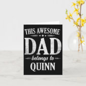 Dieser Phantastische Vater gehört zu Quinn Vaterta Karte (Gelbe Blume)