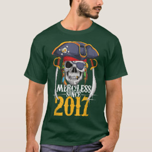 Dieser Pirate drehte 5 Jahre Junge Mädchen 5. Gebu T-Shirt