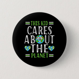 Dieser Planet der Kinderwagen Rette Welt-Stunde-Ku Button