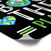 Dieser Planet der Kinderwagen Rette Welt-Stunde-Ku Poster (Ecke)