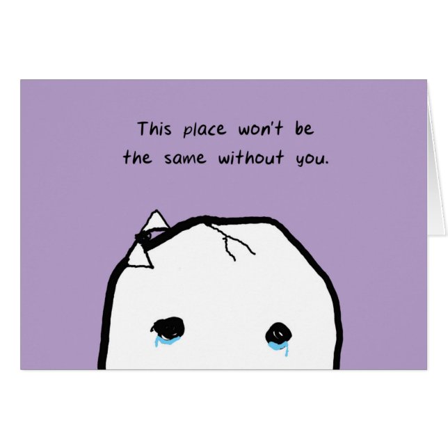 Dieser Platz ist der selbe nicht ohne Sie Karte (Vorderseite (Horizontal))