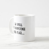 Dieser Platz reeks von Inkompetenz (2) Kaffeetasse (Vorderseite Links)
