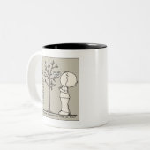 Dieser Platz Zweifarbige Tasse (Vorderseite Links)