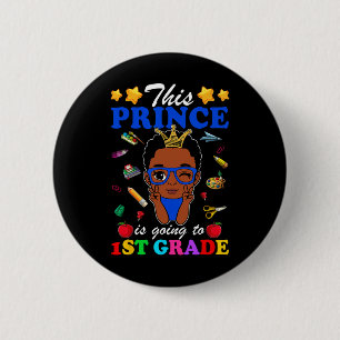 Dieser Prinz geht in die 1. Klasse zurück zur Schu Button