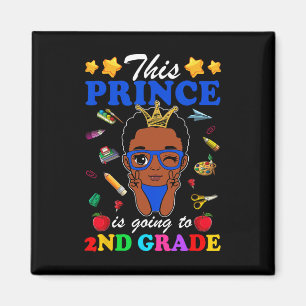 Dieser Prinz geht in die 2. Klasse zurück zur Schu Magnet