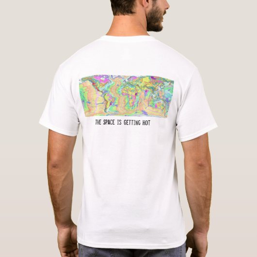 Dieser Raum wird heiß, globale Erwärmung, Althea T-Shirt (Rückseite)
