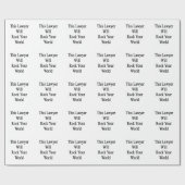 Dieser Rechtsanwalt schaukelt Ihre Welt Geschenkpapier (Flach)