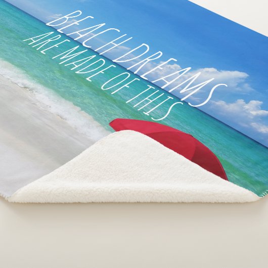 Dieser Regenschirm ist aus tropischen Stränden Sherpadecke (3/4)