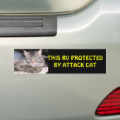 Dieser RV geschützt durch Angriffs-Katze Autoaufkleber (Auf Auto)