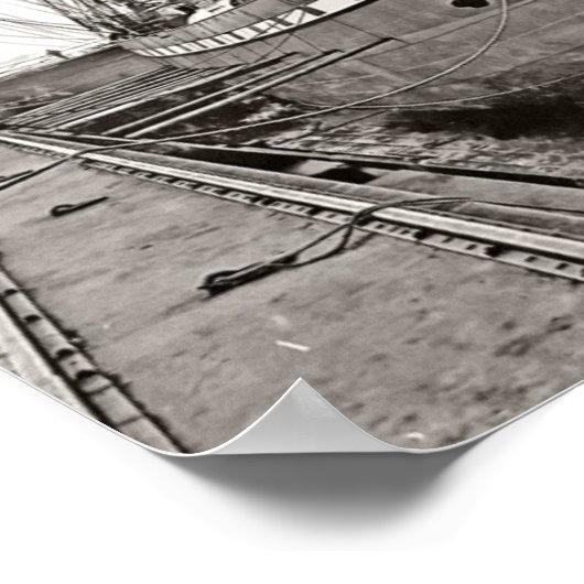 Dieser Schiffstalus 1892 Poster (Ecke)