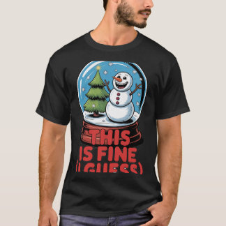 Dieser Schnee ist fein Globus T-Shirt