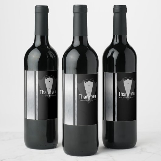 Dieser schwarz-weiße Adler-Bachelor-Party-Wein la Weinetikett (Flaschen)