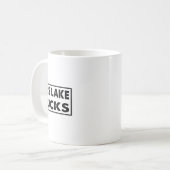Dieser See saugt lustiges Fischen Kaffeetasse (Vorderseite Links)